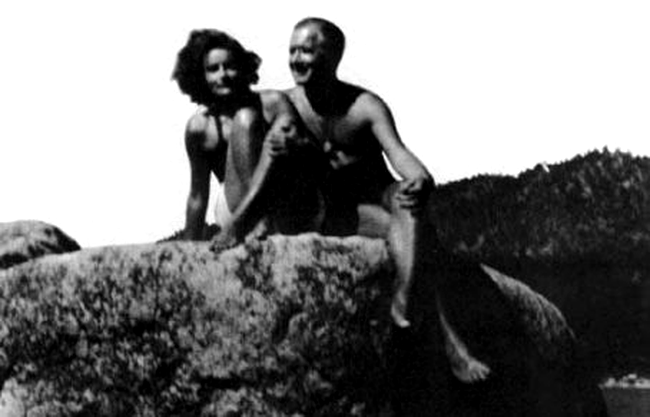 Greta Garbo, împreună cu Gayelord Hauser