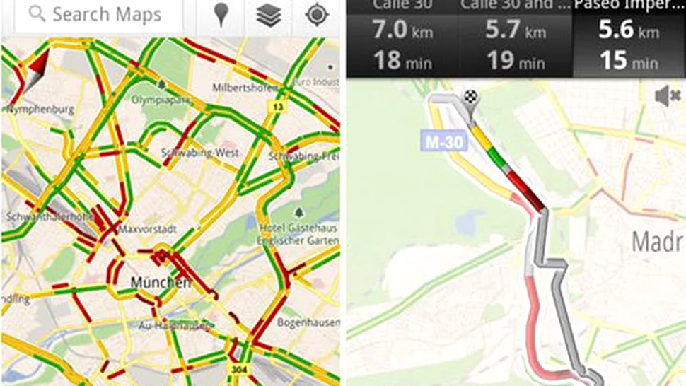 Google Maps va introduce Info Trafic, in timp real