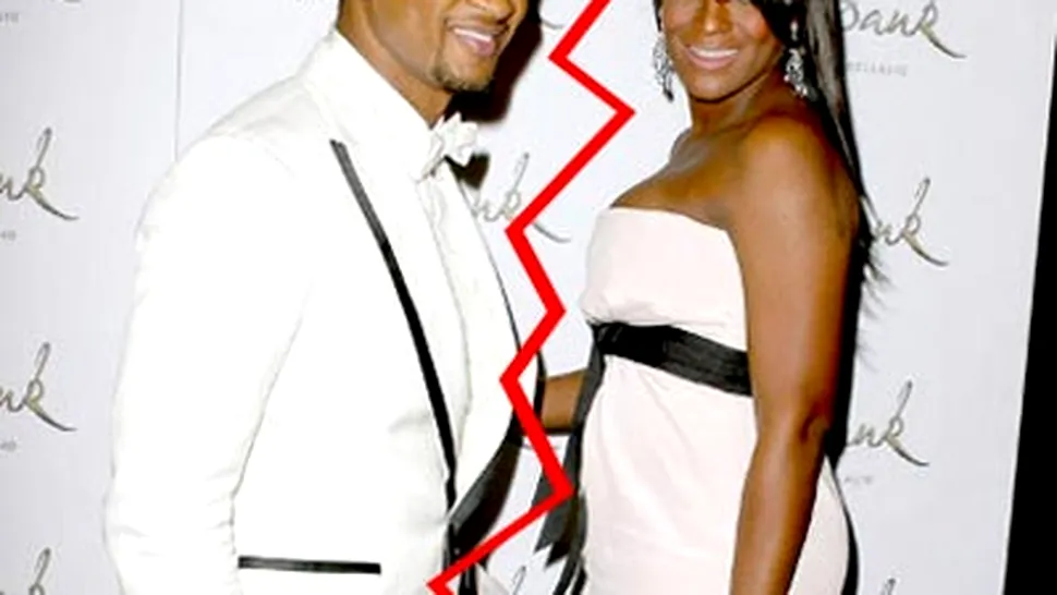 Usher divorteaza, la doi ani de la nunta!