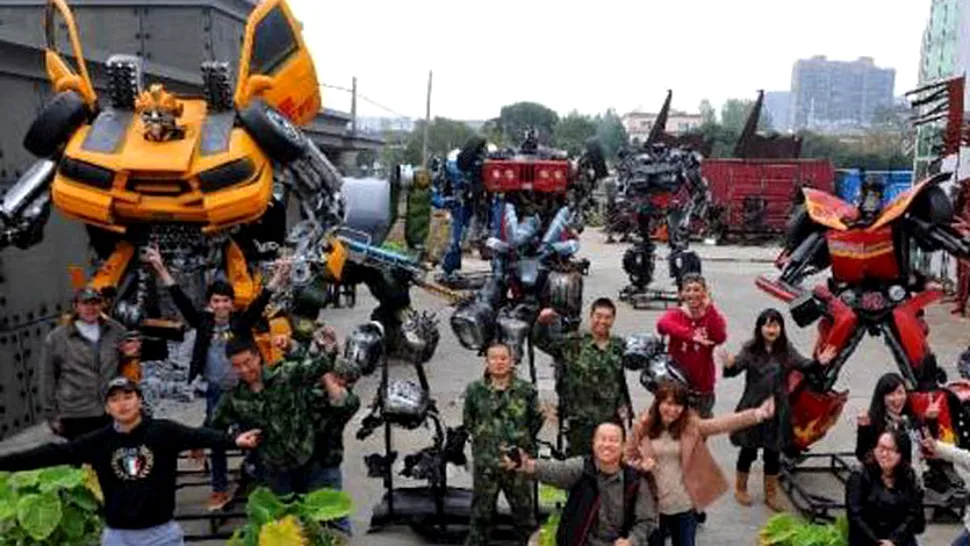 China se poate mândri cu un parc de distracții Transformers