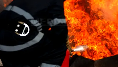 Incendiu puternic izbucnit intr-o arie protejata din judetul Calarasi