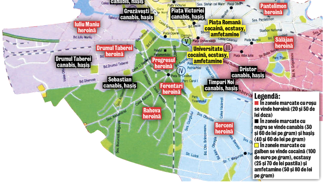 harta vanzare droguri