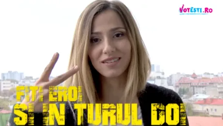 Dana Rogoz susţine VOTEŞTI. “Nu pot lăsa pe altul să aleagă în locul meu. Hai la vot!”