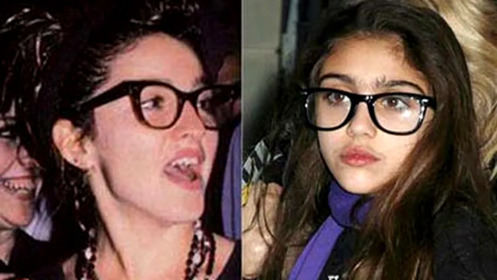 La 20 de ani, Madonna arata exact ca fiica ei, Lourdes (Poze)