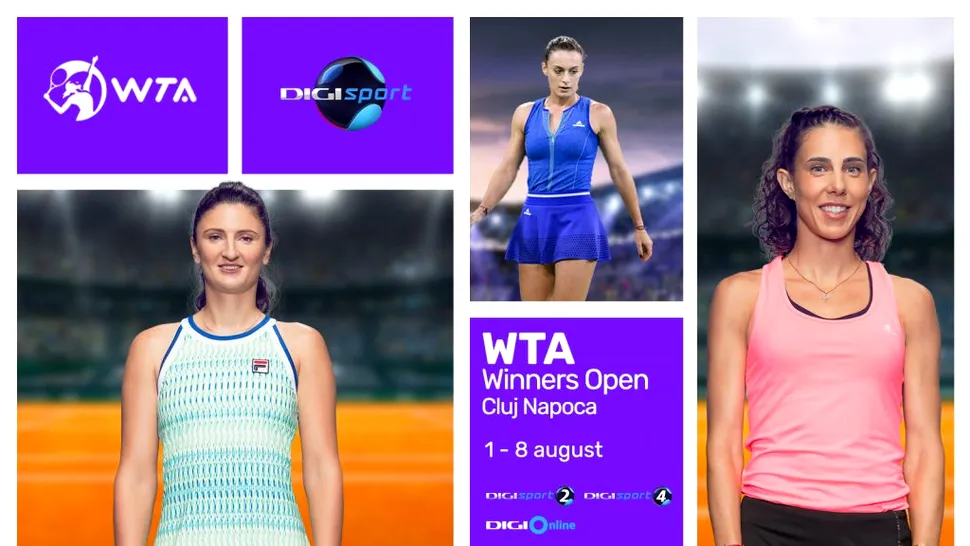 Winners Open, singurul turneu WTA din România, se vede la Digi Sport