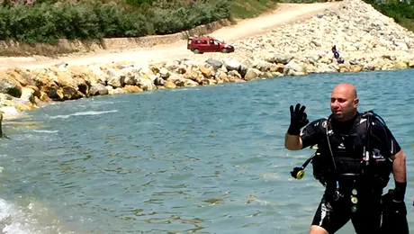 Chef Cătălin Scărlătescu, scafandru de ocazie