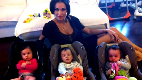 Nicoleta Luciu a tăiat moţul tripleţilor!