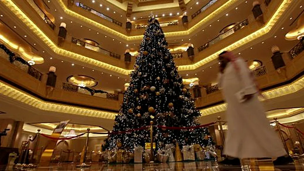 Cel mai scump brad de Craciun din lume este in Abu Dhabi