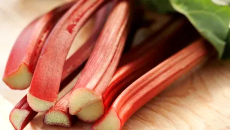 Rubarba, bună în bucătărie dar și pentru sănătate