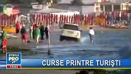 Autostrada Soarelui trece pe plaja de la Mamaia! (VIDEO)