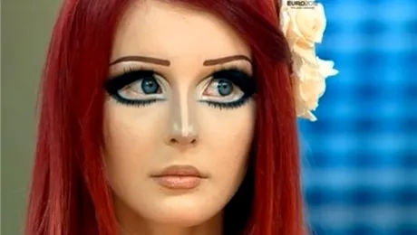 Anastasia, păpuşa-vie, a fost în România