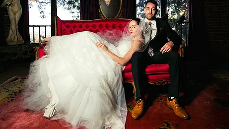 Actrița Rose McGowan a avut o nuntă ca în povești (Galerie foto)