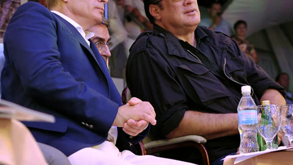 Vladimir Putin și Steven Seagal, o echipă de sportivi