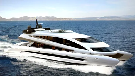 RFF135, catamaranul de 40 de milioane de la Porsche (Poze)