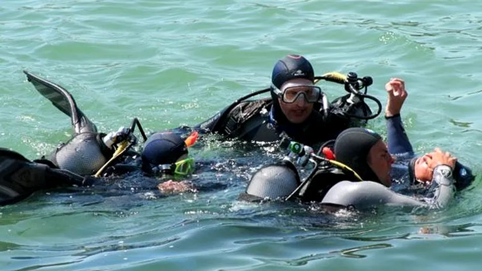 Doi scafandri au disparut in Marea Neagra