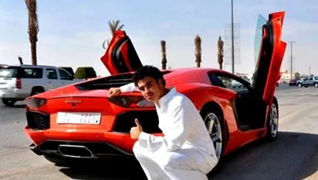 Colectia de masini de lux a unui student arab