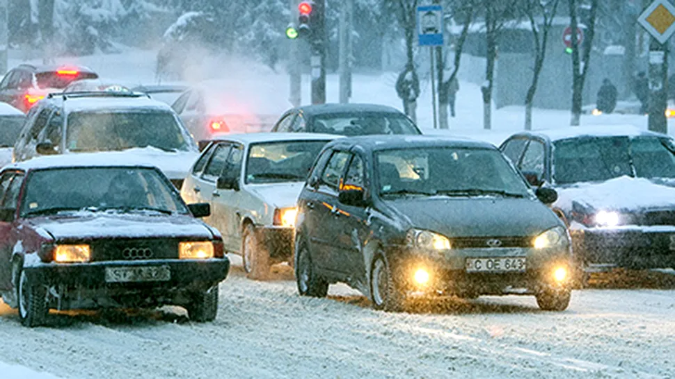 Cod galben de ninsori, ploi, polei și vânt, în București și 27 de județe