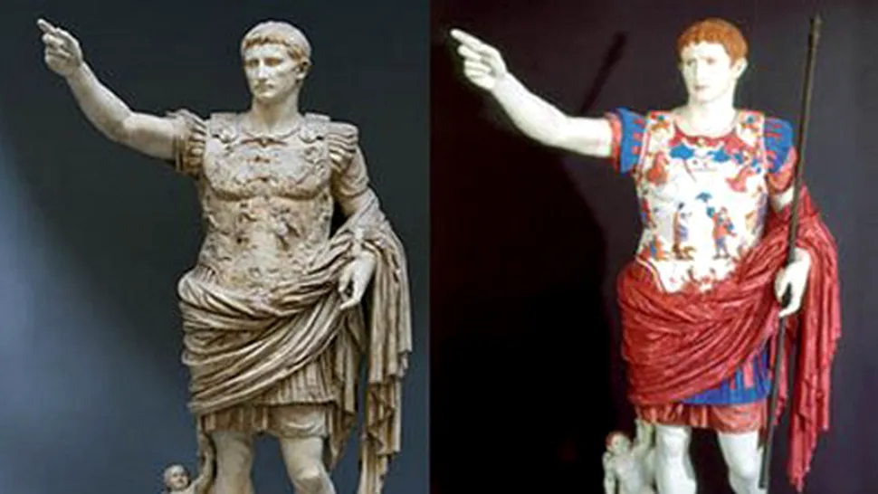 Lumina ultravioleta folosita pentru a arata cum isi vopseau grecii statuile