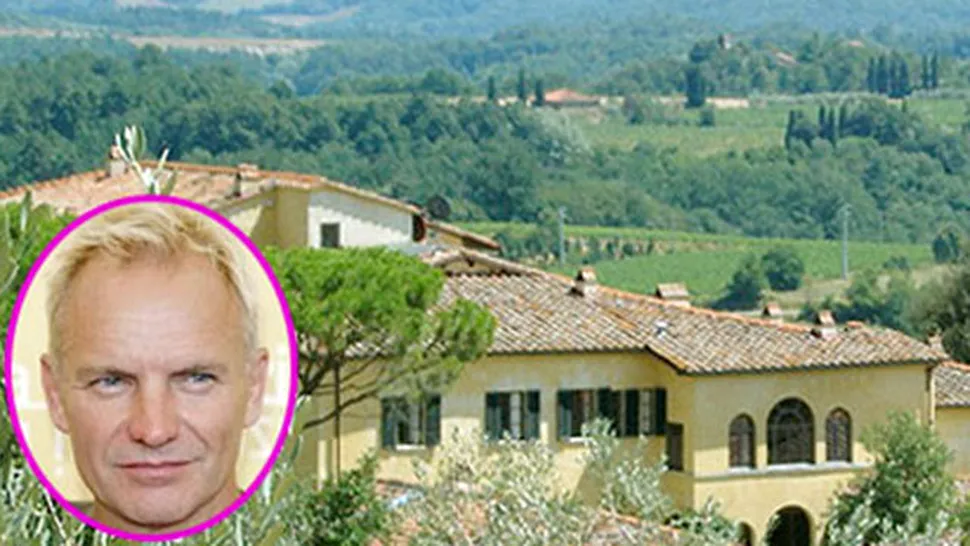 Sting își închiriază vila din Toscana pentru nunți