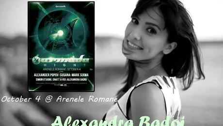 Alexandra Bădoi va cânta alături de artişti renumiţi ai muzicii electronice