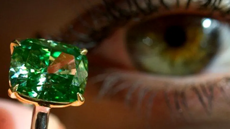 Cel mai mare diamant verde, vandut pentru 3,8 milioane $
