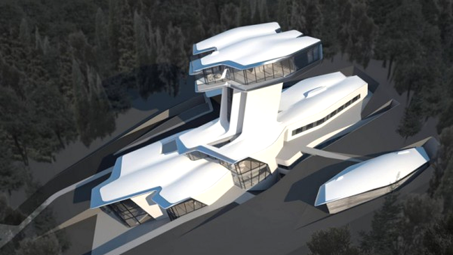 Casa lui Vladislav Doronin Foto: designboom.com