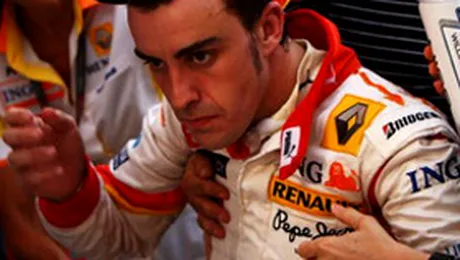 Fernando Alonso, deshidratat dupa o cursa caniculara (Promotor)