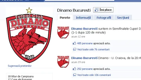 Topul echipelor de fotbal romanesti pe Facebook
