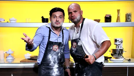 Liviu Vârciu şi Andrei Ştefănescu, faţă în faţă cu juraţii ”Chefi la cuţite”