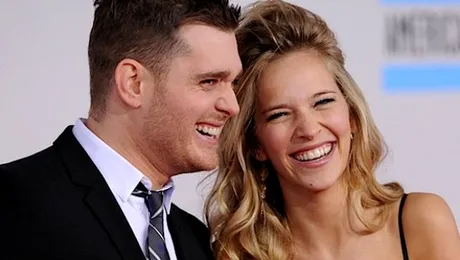Michael Buble a avut o mireasă violet