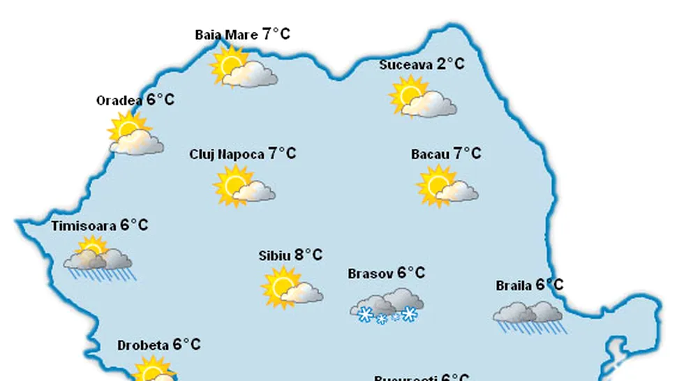 Vremea Apropo.ro in week-end: Atentie, se intoarce iarna!