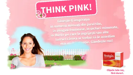 Gândeşte roz cu Ibalgin Rapid