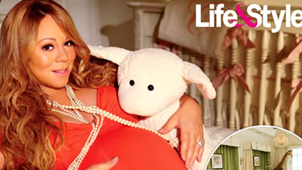 Mariah Carey a pregatit o camera de lux pentru gemeni (Poze)