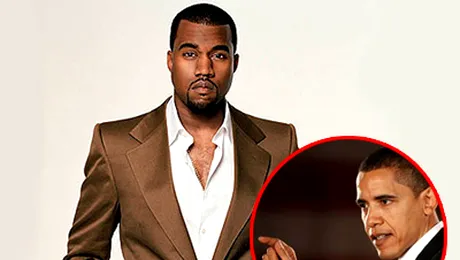 Presedintele Obama l-a injurat pe Kanye West (Audio)