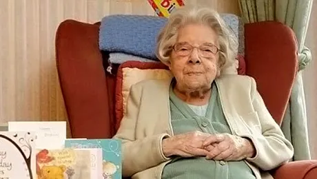 O femeie de 103 ani e virgina, nefumatoare si nu a baut niciodata alcool