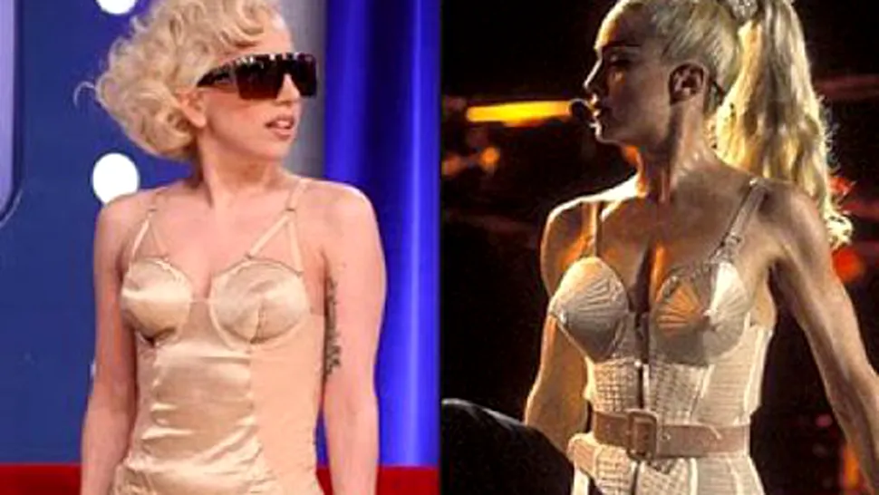 Cum copiaza Lady Gaga stilul altor vedete (Poze)