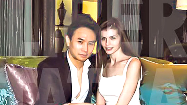 Monica Gabor si Mr. Pink