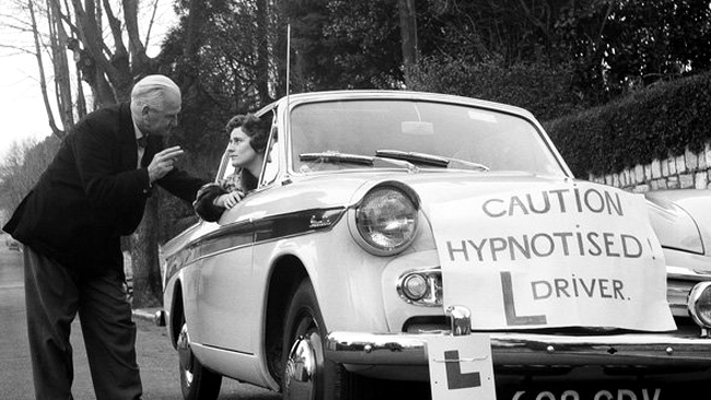 Șofer hipnotizat