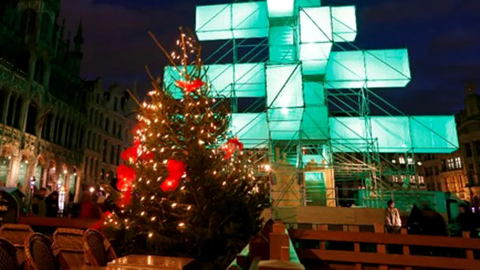 Bruxelles: Petiție pentru un brad de Crăciun adevărat