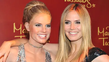 Heidi Klum are sosie la muzeul Madame Tussauds din Berlin