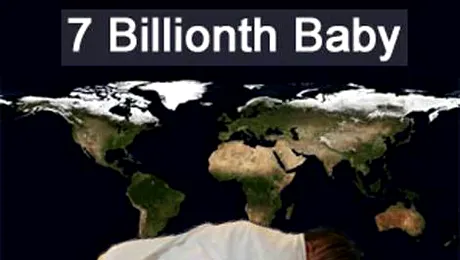 Cifra de 7 miliarde a populatiei Terrei, disputata de doua fetite
