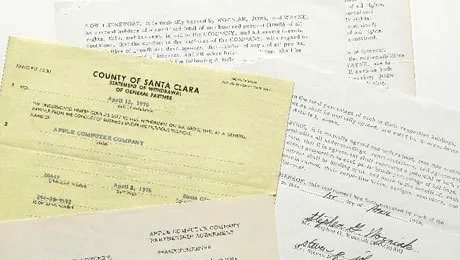 „Certificatul de nastere” Apple va fi vandut la licitatie