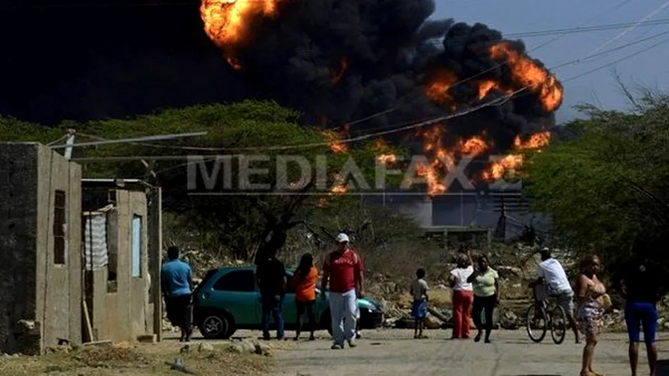 Incendiul de la rafinăria Amuay din Venezuela s-a extins