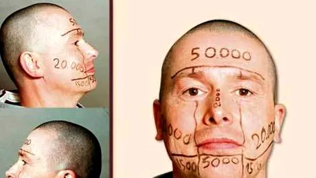 Publicitate pe față – la propriu!