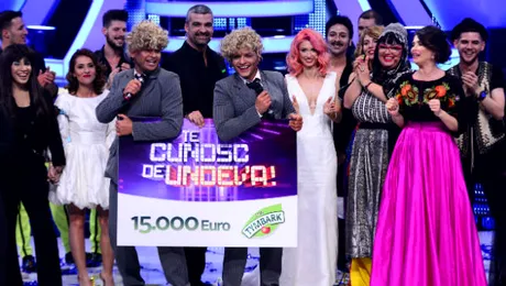 Ei au câştigat finala „Te cunosc de undeva!” – FOTO