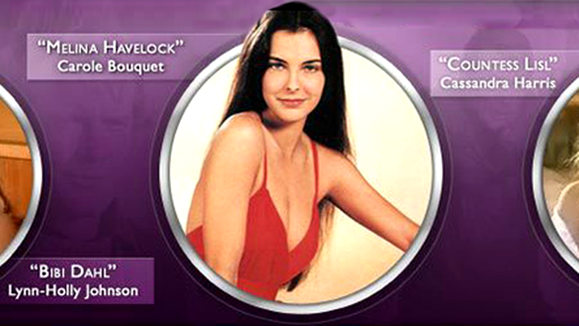 For Your Eyes Only (1981). Lynn-Holly Johnson, Cassandra Harris, Carole Bouquet