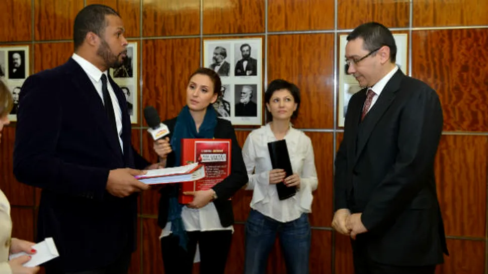 Cele peste 50.000 de semnături din campania “Pune preţ pe viaţă” au ajuns la Victor Ponta