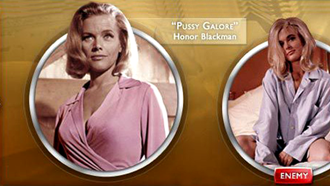 Goldfinger (1964). Honor Blackman, Tania Mallet și 