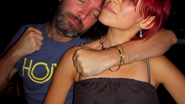 Irina Tenovici si un membru Morcheeba