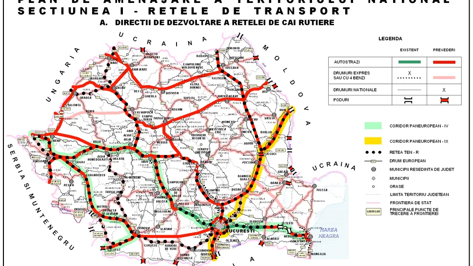 Cum va arăta rețeaua de autostrăzi peste câteva zeci de ani